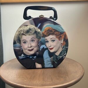 I Love Lucy Tin Lunchbox, featuring Lucy and Ethel